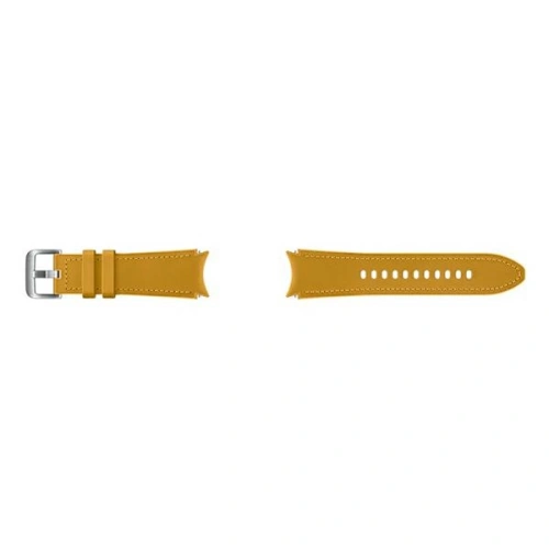 Kup Samsung Galaxy Watch4 20mm ET-SHR88SYEGEU Hybrid-Lederarmband S/M senfgelb/mustard - SMG489MUS - {ean13} - Sklep Home Screen