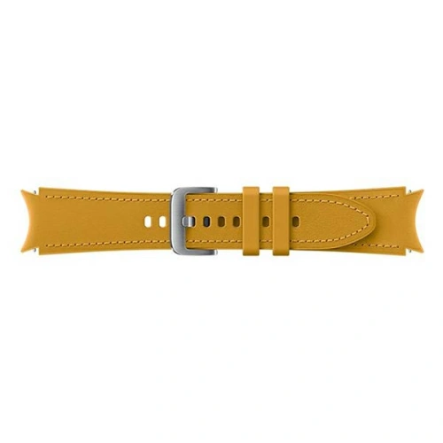 Kup Samsung Galaxy Watch4 20mm ET-SHR88SYEGEU Hybrid-Lederarmband S/M senfgelb/mustard - SMG489MUS - {ean13} - Sklep Home Screen