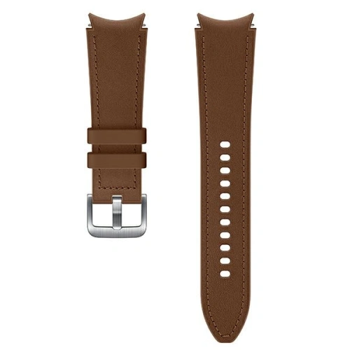 Kup Samsung Galaxy Watch4 20mm ET-SHR89LAEGEU Hybrid-Lederarmband M/L camel - SMG490CAM - {ean13} - Sklep Home Screen