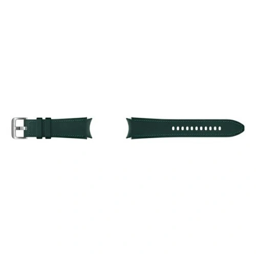 Kup Pasek Samsung Galaxy Watch4 20mm ET-SHR89LGEGEU Hibrid bőr heveder M/L zöld/green - SMG492GRN - {ean13} - Sklep Home Screen