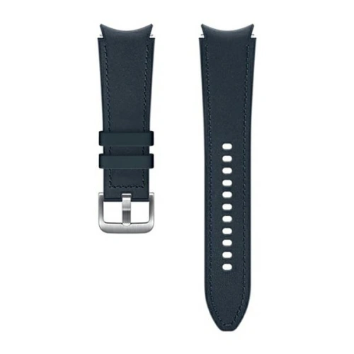 Kup Samsung Galaxy Watch4 20mm ET-SHR89LNEGEU Hybridlederband M/L navy - SMG493NAV - {ean13} - Sklep Home Screen
