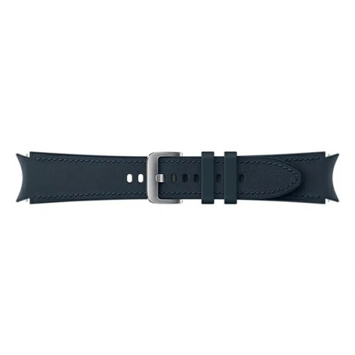 Kup Samsung Galaxy Watch4 20mm ET-SHR89LNEGEU Hybridlederband M/L navy - SMG493NAV - {ean13} - Sklep Home Screen