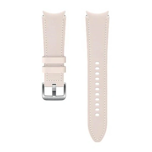 Kup Pasek Samsung Galaxy Watch4 20mm ET-SHR89LPEGEU hibrid bőrszíj M/L rózsaszín/pink - SMG494PNK - {ean13} - Sklep Home Screen