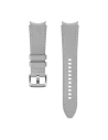 Pásek Samsung Galaxy Watch4 20mm ET-SHR89LSEGEU Hybrid Leather Band M/L stříbrný/silver