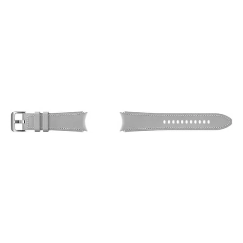 Kup Pasek Samsung Galaxy Watch4 20mm ET-SHR89LSEGEU hibrid bőr szíj M/L ezüst/silver - SMG496SLV - {ean13} - Sklep Home Screen