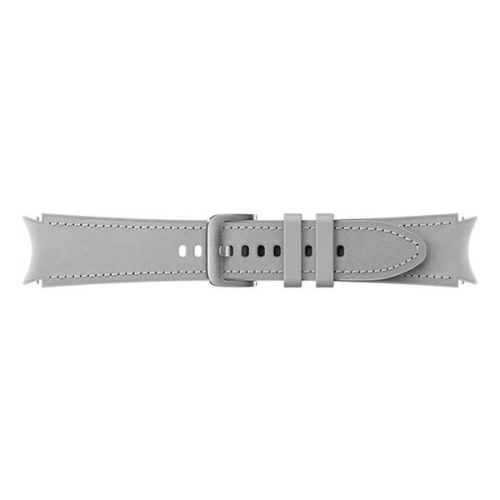 Kup Pásek Samsung Galaxy Watch4 20mm ET-SHR89LSEGEU Hybrid Leather Band M/L stříbrný/silver - SMG496SLV - {ean13} - Sklep Home Screen