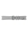 Kup Pásek Samsung Galaxy Watch4 20mm ET-SHR89LSEGEU Hybrid Leather Band M/L stříbrný/silver - SMG496SLV - {ean13} - Sklep Home Screen
