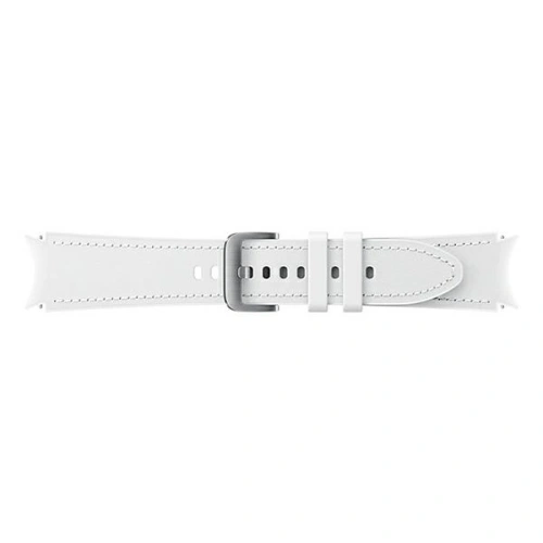 Kup Pasek Samsung Galaxy Watch4 20mm ET-SHR89LWEGEU Hybrid Leather Band M/L bílý/white - SMG497WHT - {ean13} - Sklep Home Screen