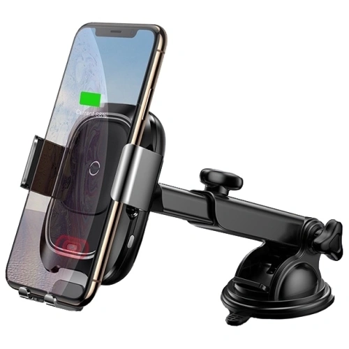 Kup Autohalterung mit induktiver Ladestation Baseus Intelligent Auto Lock Dashboard - BSU049 - {ean13} - Sklep Home Screen