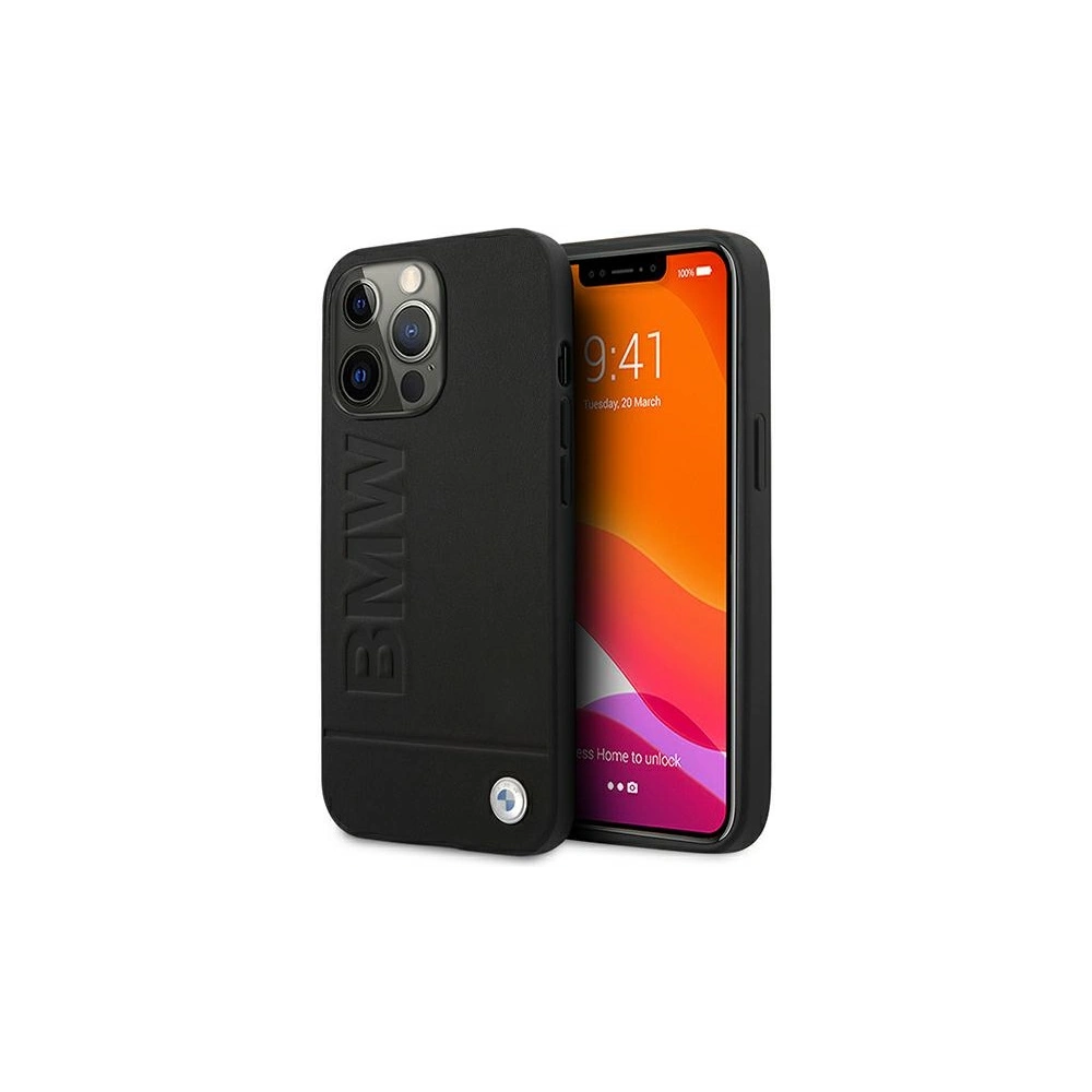 Etui BMW BMHCP13LSLLBK Apple iPhone 13 Pro czarny/black hardcase Signature Logo Imprint