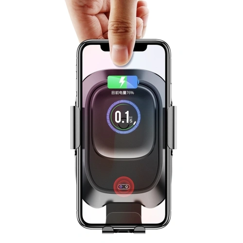 Kup Următorul suport auto cu încărcare inductivă Baseus Intelligent Auto Lock pentru tabloul de bord. - BSU049 - {ean13} - Sklep Home Screen