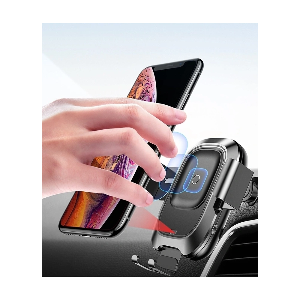 Uchwyt samochodowy z ładowarką indukcyjną Baseus Intelligent Auto Lock Dashboard