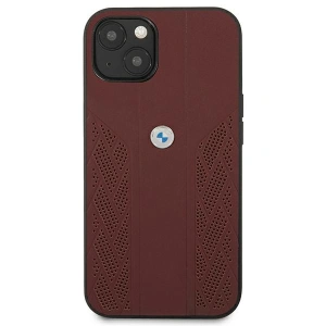 Kup Case BMW BMHCP13SRSPPR Apple iPhone 13 mini rot/red hardcase Leather Curve Perforate - BMW215RED - {ean13} - Sklep Home Screen