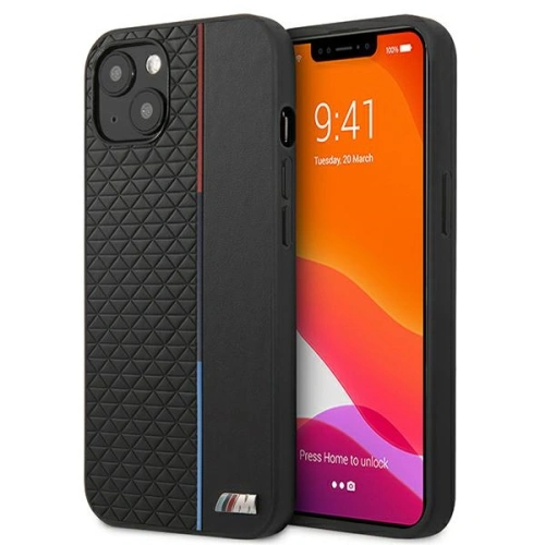 Kup Etui BMW BMHCP13STRTBK Apple iPhone 13 mini czarny/black hardcase M Collection Triangles - BMW217BLK - {ean13} - Sklep Home Screen