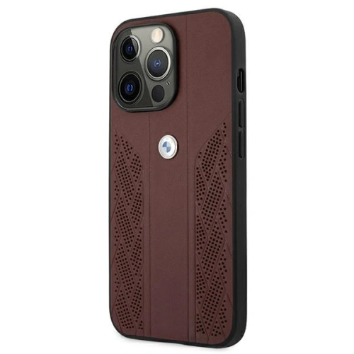 Kup Case BMW BMHCP13XRSPPR Apple iPhone 13 Pro Max rot/rötlich Hardcase Leder Curve Perforate - BMW218RED - {ean13} - Sklep Home Screen