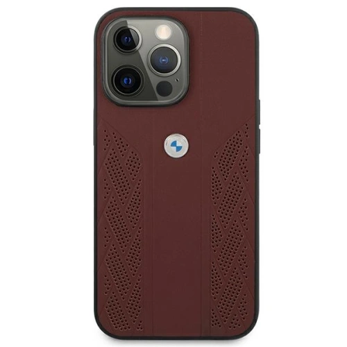 Kup Etui BMW BMHCP13XRSPPR Apple iPhone 13 Pro Max piros/red hardcase Leather Curve Perforate - BMW218RED - {ean13} - Sklep Home Screen