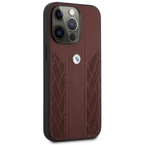 Kup Case BMW BMHCP13XRSPPR Apple iPhone 13 Pro Max rot/rötlich Hardcase Leder Curve Perforate - BMW218RED - {ean13} - Sklep Home Screen