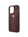 Buy BMW BMHCP13XRSPPR Apple iPhone 13 Pro Max red hardcase Leather Curve Perforate - BMW218RED - {ean13} - Home Screen Store Europe