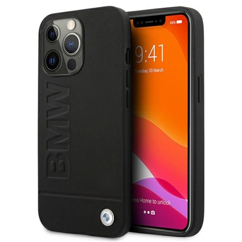 Kup Case BMW BMHCP13XSLLBK Apple iPhone 13 Pro Max schwarz/black hardcase Signature Logo Imprint - BMW219BLK - {ean13} - Sklep Home Screen