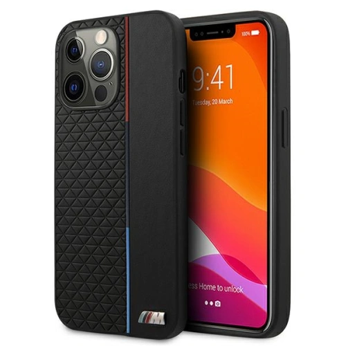 Kup Case BMW BMHCP13XTRTBK Apple iPhone 13 Pro Max schwarz/hardcase M Collection Triangles - BMW220BLK - {ean13} - Sklep Home Screen