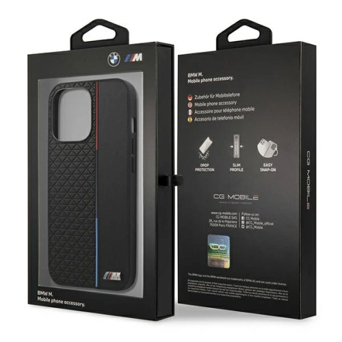 Kup Case BMW BMHCP13XTRTBK Apple iPhone 13 Pro Max schwarz/hardcase M Collection Triangles - BMW220BLK - {ean13} - Sklep Home Screen