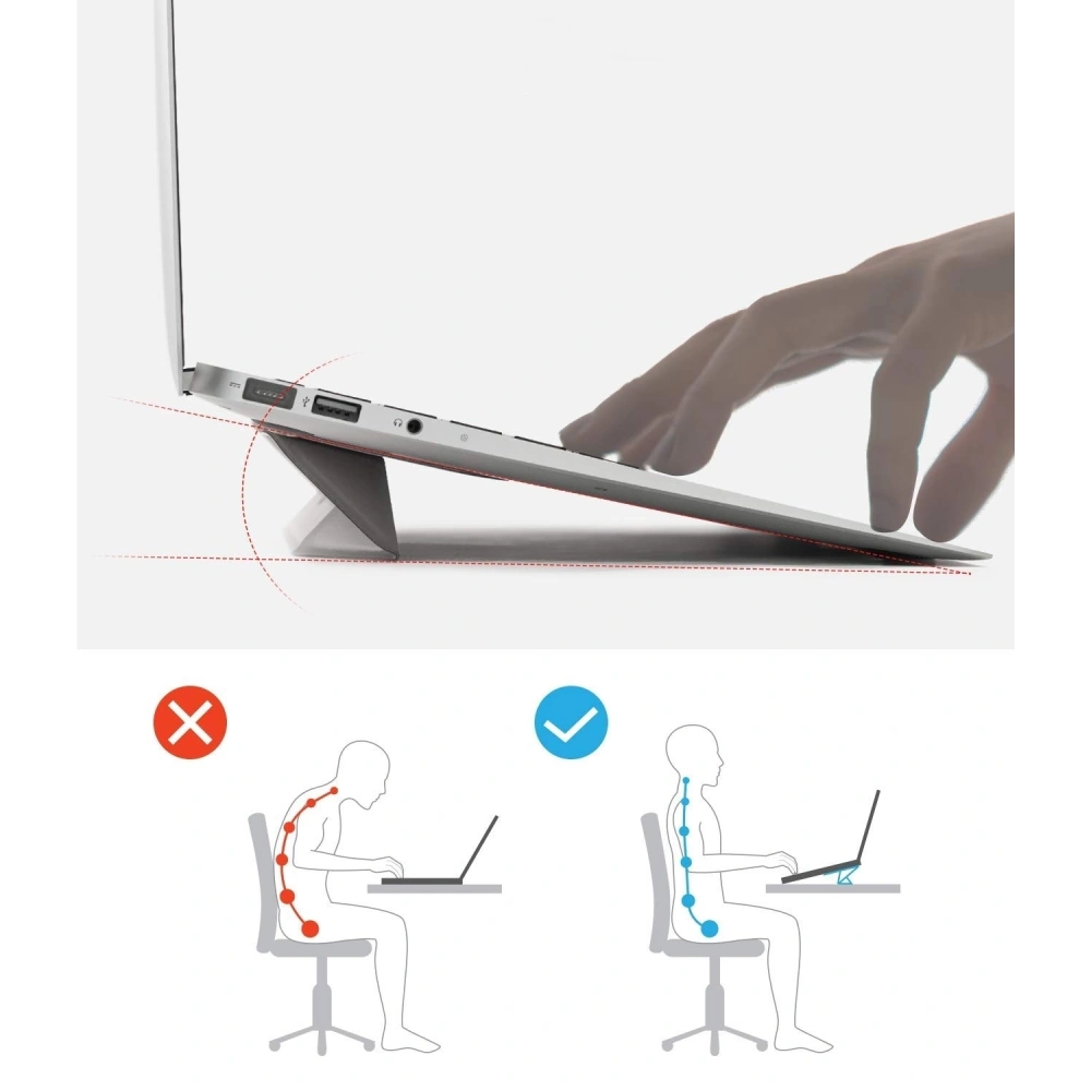 Podstawka do laptopa Ringke Laptop Stand Gray