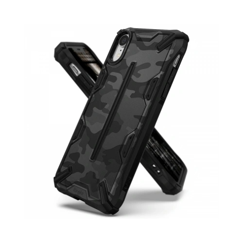 Kup Etui Ringke Dual-X Design iPhone XR 6.1 Camo (Moro) Negru - RGK821MOB - {ean13} - Sklep Home Screen