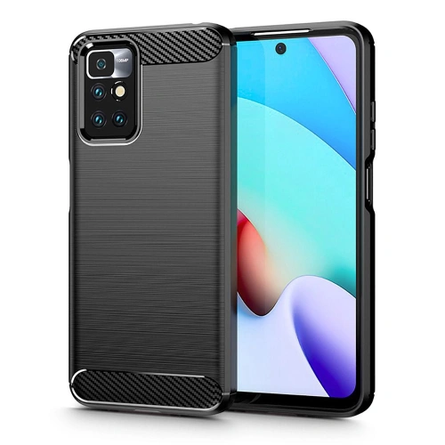 Kup Etui Tech-Protect TPUCarbon Redmi 10 Fekete - THP662BLK - {ean13} - Sklep Home Screen