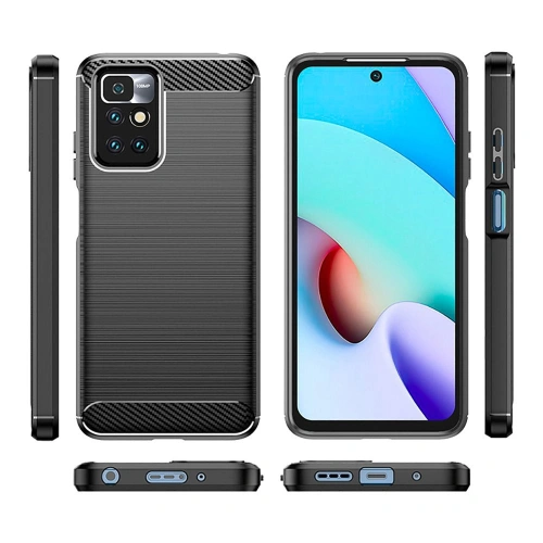 Kup Etui Tech-Protect TPUCarbon Redmi 10 Fekete - THP662BLK - {ean13} - Sklep Home Screen