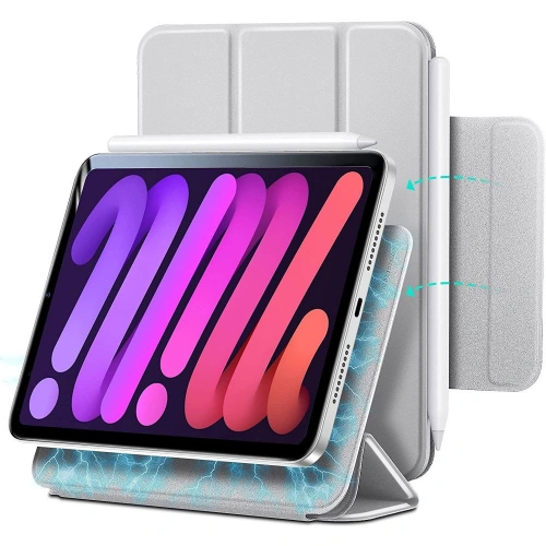 Kup Etui ESR Rebound Magnetic Apple iPad mini 2021 (6. generáció) / iPad mini 8.3" 2024 7gen Ezüst szürke - ESR403SLVGRY - {ean13} - Sklep Home Screen