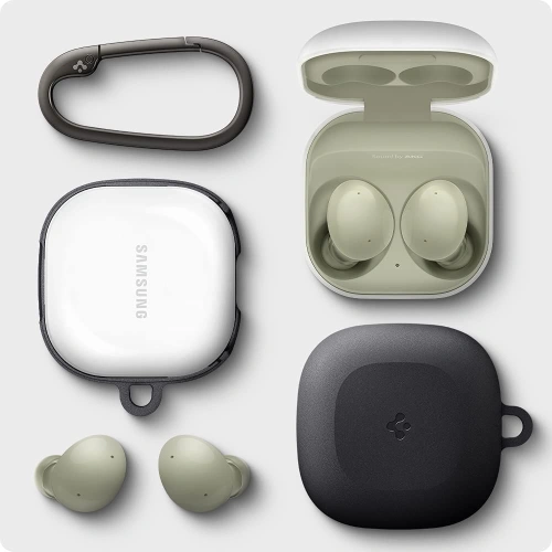 Kup Etui Spigen Geo Fit Samsung Galaxy Buds 2/Live/Pro Graphite Grey - SPN1887GRPGRE - {ean13} - Sklep Home Screen