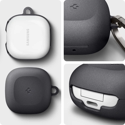 Kup Etui Spigen Geo Fit Samsung Galaxy Buds 2/Live/Pro Graphite Grey - SPN1887GRPGRE - {ean13} - Sklep Home Screen