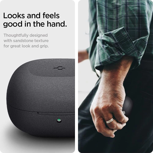 Kup Etui Spigen Geo Fit Samsung Galaxy Buds 2/Live/Pro Graphite Grey - SPN1887GRPGRE - {ean13} - Sklep Home Screen