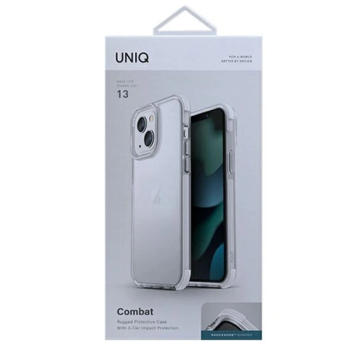 Kup Etui UNIQ Combat Apple iPhone 13 bílý/white - UNIQ424WHT - {ean13} - Sklep Home Screen
