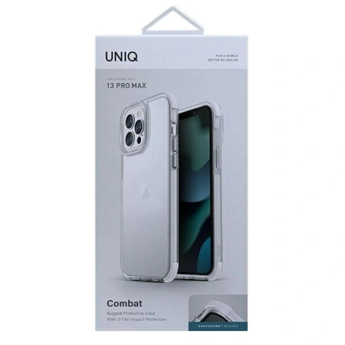 Kup Etui UNIQ Combat Apple iPhone 13 Pro Max bílý/white - UNIQ428WHT - {ean13} - Sklep Home Screen