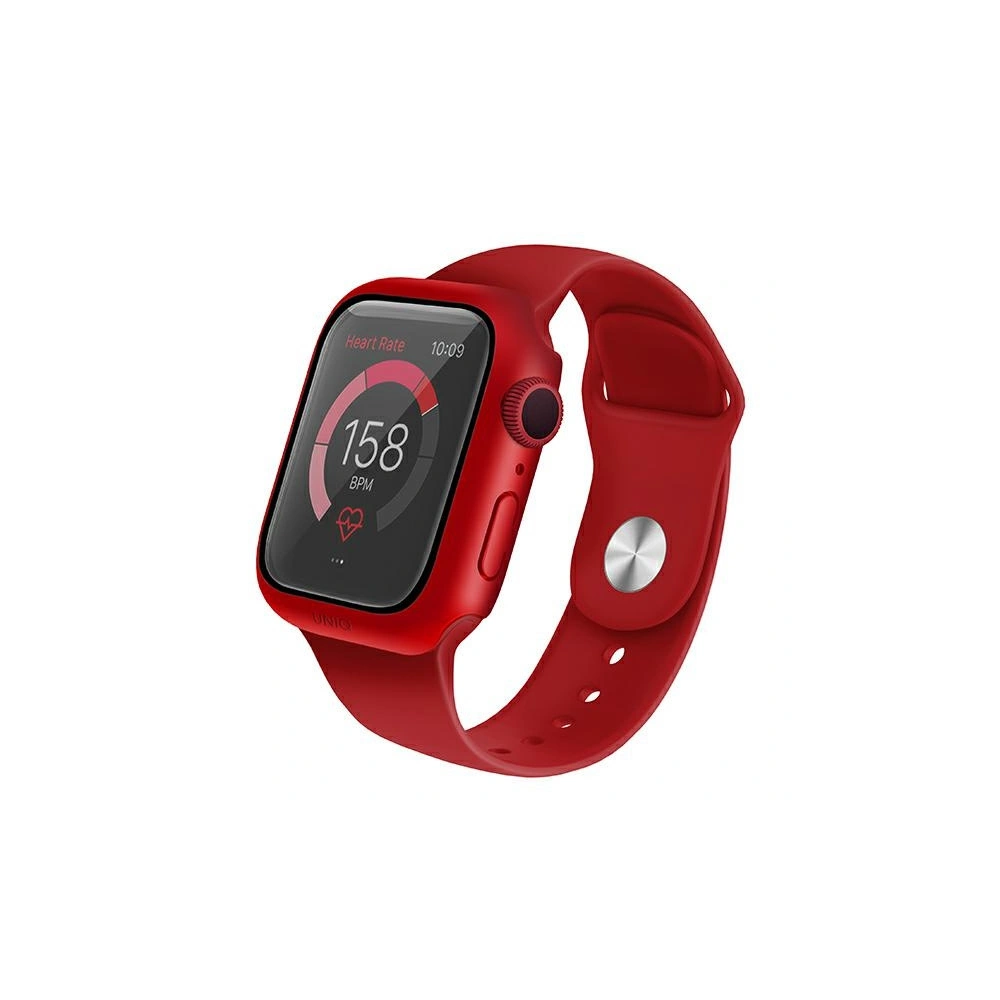 Etui UNIQ Nautic Apple Watch 4/5/6/7/8/9/SE 44/45mm czerwony/red