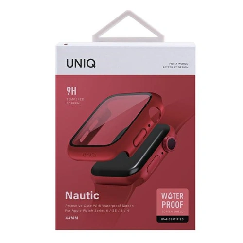 Kup Etui UNIQ Nautic Apple Watch 4/5/6/7/8/9/SE 44/45mm czerwony/red - UNIQ448RED - {ean13} - Sklep Home Screen