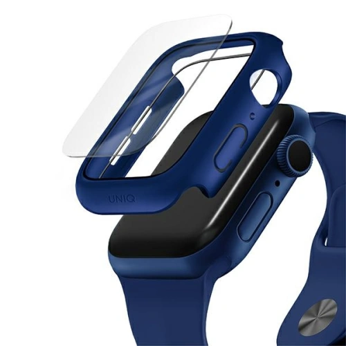 Kup Case UNIQ Nautic Apple Watch 4/5/6/7/8/9/SE 44/45mm blau/blue - UNIQ449BLU - {ean13} - Sklep Home Screen