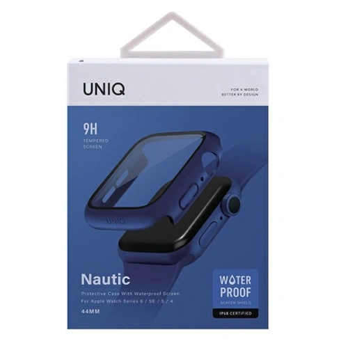 Kup Case UNIQ Nautic Apple Watch 4/5/6/7/8/9/SE 44/45mm blau/blue - UNIQ449BLU - {ean13} - Sklep Home Screen