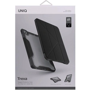 Kup Etui UNIQ Trexa Apple iPad 10.2 2019/2020/2021 (7., 8. i 9 generacji) Antimicrobial czarny/black - UNIQ450BLK - {ean13} - Sklep Home Screen