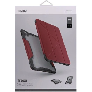 Kup Etui UNIQ Trexa Apple iPad 10.2 2021/2020/2019 (7., 8. i 9 generacji) Antimicrobial czerwony/red - UNIQ451RED - {ean13} - Sklep Home Screen