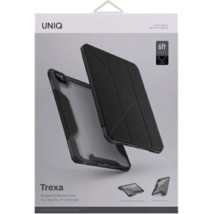 Kup Etui UNIQ Trexa Apple iPad Pro 11 2020/2021 (2. és 3. generáció) Antimikrobiális fekete/black - UNIQ453BLK - {ean13} - Sklep Home Screen
