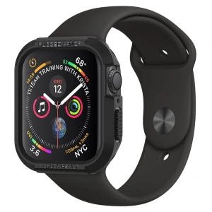 Kup Tok Spigen Rugged Armor Apple Watch 4/5/6/7/SE 40/41mm Fekete - SPN223BLK - {ean13} - Sklep Home Screen