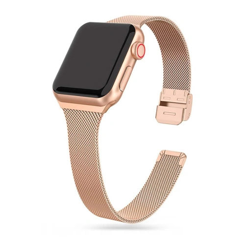 Kup Náramek Tech-Protect Thin Milanese Apple Watch 4/5/6/7/SE 40/41mm Blush Gold - THP669BLUGLD - {ean13} - Sklep Home Screen