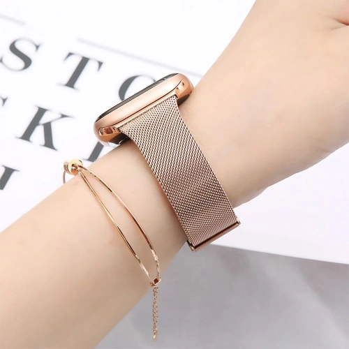 Kup Náramek Tech-Protect Thin Milanese Apple Watch 4/5/6/7/SE 40/41mm Blush Gold - THP669BLUGLD - {ean13} - Sklep Home Screen