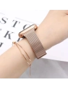Kup Náramek Tech-Protect Thin Milanese Apple Watch 4/5/6/7/SE 40/41mm Blush Gold - THP669BLUGLD - {ean13} - Sklep Home Screen
