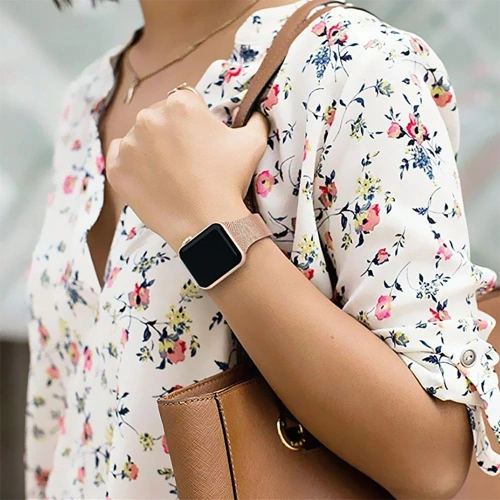 Kup Náramek Tech-Protect Thin Milanese Apple Watch 4/5/6/7/SE 40/41mm Blush Gold - THP669BLUGLD - {ean13} - Sklep Home Screen