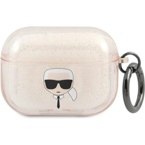 Kup Etui Karl Lagerfeld KLAPUKHGD Apple AirPods Pro cover złoty/gold Glitter Karl`s Head - KLD653GLD - {ean13} - Sklep Home Screen