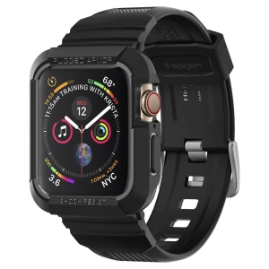 Kup Pasek Spigen Rugged Armor Pro Apple Watch 4/5/6/7/SE 44/45mm Black - SPN224BLK - {ean13} - Sklep Home Screen