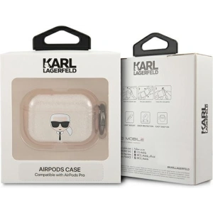 Buy Karl Lagerfeld KLAPUKHGD Apple AirPods Pro cover gold Glitter Karl`s Head - KLD653GLD - {ean13} - Home Screen Store Europe
